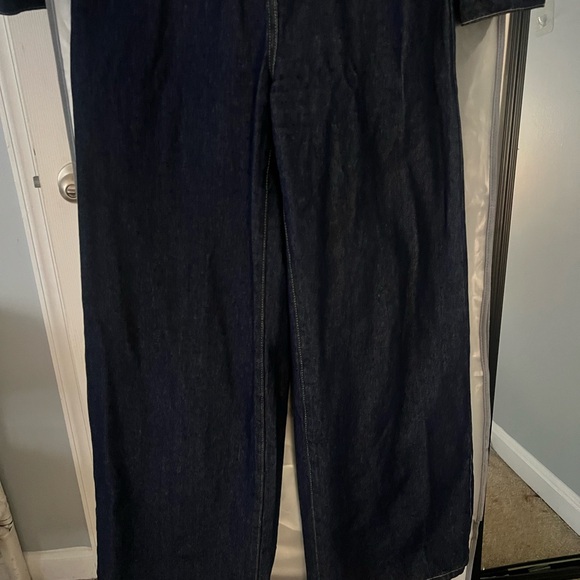 Women's Denim Jumpsuit - Picture 4 of 6